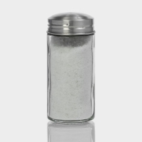 Банка стеклянная для хранения сыпучих продуктов &laquo;Блеск&raquo;, 100 мл, 4,3&times;9,5 см, с металлической крышкой