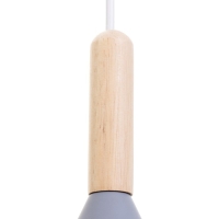 Светильник трековый &laquo;Классика&raquo; Е27 40Вт серый 19,5х19,5х28-128см