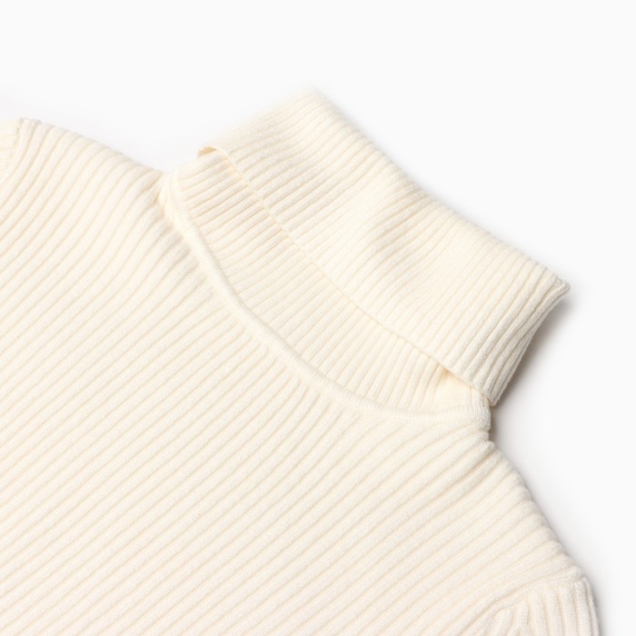 Свитер для девочек, цвет молочный, рост 128-134 см Свитер для девочек, цвет молочный, рост 128-134 см