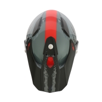 Шлем кроссовый, размер XXL (61), модель - BLD-819-7, черно-красный Шлем кроссовый, размер XXL (61), модель - BLD-819-7, черно-красный