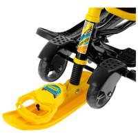 Снегокат с колёсами «Тимка спорт 6» Winter sport, ТС6/WS, с родительской ручкой, со спинкой и ремнём безопасности Снегокат с колёсами «Тимка спорт 6» Winter sport, ТС6/WS, с родительской ручкой, со спинкой и ремнём безопасности