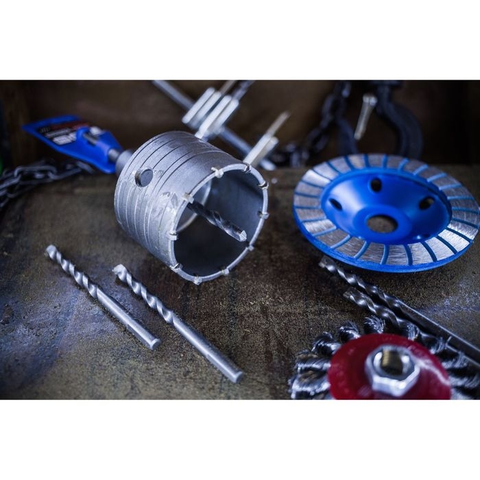 Коронка буровая в сборе ТУНДРА, SDS-plus, М22 х 68 мм Коронка буровая в сборе ТУНДРА, SDS-plus, М22 х 68 мм