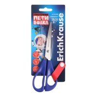 Ножницы детские ErichKrause "Приключения Пети и Волка", 16.5 см, закруглённые концы лезвий, эргономичные ручки, ударопрочный пластик, МИКС Ножницы детские ErichKrause "Приключения Пети и Волка", 16.5 см, закруглённые концы лезвий, эргономичные ручки, ударопрочный пластик, МИКС