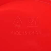 Тортовница с крышкой, съёмная подставка для пирожных, 11 ячеек, 30,5&times;21,5 см, цвет красный