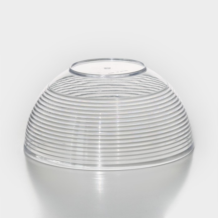 Салатник Доляна &laquo;Шарм&raquo;, d=19,5 см, высота 9,3 см, 1,7л, цвет прозрачный