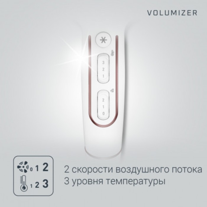 Фен Rowenta CV6135F0, 2400 Вт, 2 скорости, 3 температурных режима, белый Фен Rowenta CV6135F0, 2400 Вт, 2 скорости, 3 температурных режима, белый