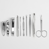 Набор маникюрный &laquo;Soft&raquo;, 10 предметов, в футляре, цвет МИКС