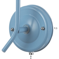 Бра "Онлайн" (цвет.) 1х15Вт Е27 МОДЕЛЬ:BR 02086 голубой 10,5х15х27см Бра "Онлайн" (цвет.) 1х15Вт Е27 МОДЕЛЬ:BR 02086 голубой 10,5х15х27см