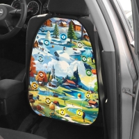 Накидка на сиденье автомобильное Cartage Времена года, ПВХ, 60 х 45 см, европодвес Накидка на сиденье автомобильное Cartage Времена года, ПВХ, 60 х 45 см, европодвес