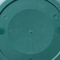 Горшок для цветов с поддоном &laquo;Антик&raquo;, 4.9 л, d=25 см, цвет малахит