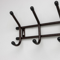 Вешалка настенная «Уют 7», 7 крючков, цвет медный антик Вешалка настенная «Уют 7», 7 крючков, цвет медный антик