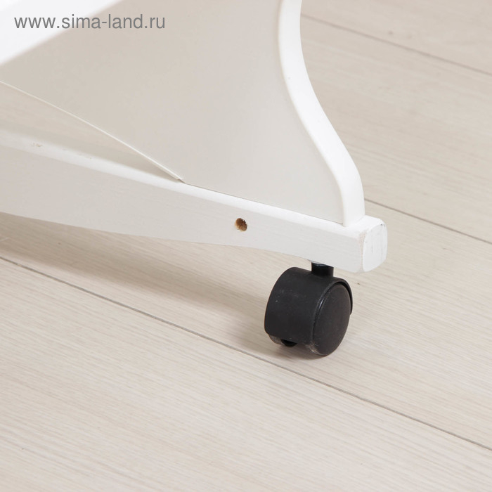 Детская кроватка «Доченька» на колёсах или качалке, цвет белый Детская кроватка «Доченька» на колёсах или качалке, цвет белый