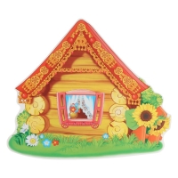 Набор украшений на скотче "Герои сказки Репка" 10 штук