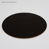 Подложка усиленная 24 см, черно - белая, 3,2 мм Подложка усиленная 24 см, черно - белая, 3,2 мм