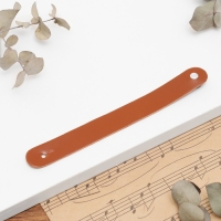 Держатель ремня на гриф Music Life, 20 х 1,5 см, коричневый Держатель ремня на гриф Music Life, 20 х 1,5 см, коричневый