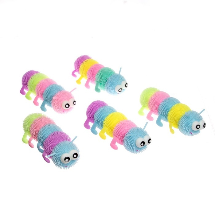 Ёжка «Гусеница» световой, цвета МИКС Ёжка «Гусеница» световой, цвета МИКС