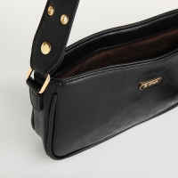 Сумка женская, багет, на молнии, цвет чёрный Сумка женская, багет, на молнии, цвет чёрный