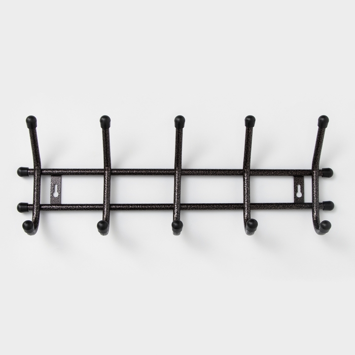 Вешалка настенная &laquo;Уют &raquo;, 5 крючков, цвет медный антик