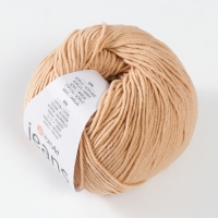 Пряжа "Jeans" 55% хлопок, 45% акрил 160м/50гр (07 карамель) Пряжа "Jeans" 55% хлопок, 45% акрил 160м/50гр (07 карамель)