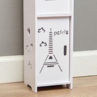 Пенал для ванной комнаты Париж, напольный, 15 х 15 х 80 см, пластик Пенал для ванной комнаты Париж, напольный, 15 х 15 х 80 см, пластик