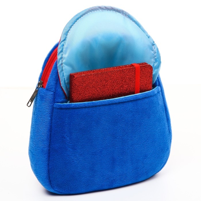 Рюкзак плюшевый на молнии, с карманом, 19 х 22 см Рюкзак плюшевый на молнии, с карманом, 19 х 22 см "Супер-герои", Мстители