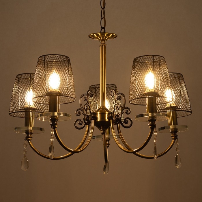 Люстра Люстра "Олимер" 5хE14 40Вт BayerLux