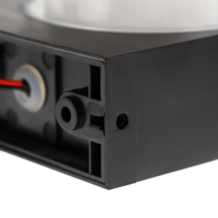 Светильник фасадный «Гранд двойной», FSD-076, 10 Вт, 4000К, IP65, 220 В, пластик, черный Светильник фасадный «Гранд двойной», FSD-076, 10 Вт, 4000К, IP65, 220 В, пластик, черный