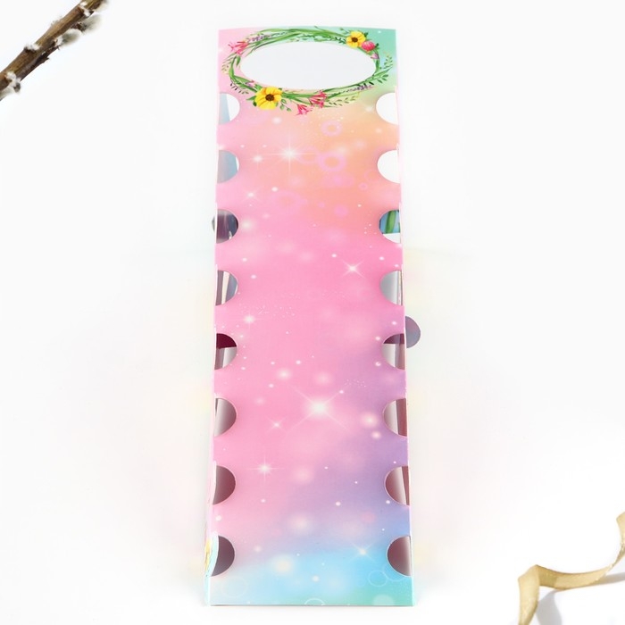 Пасхальная горка в наборе с наклейками для яиц &laquo;Бабочки&raquo;.