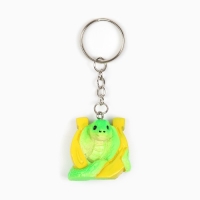 Новогодний брелок для ключей, объемный &laquo;Новый год: Змея с подковой&raquo; 3,2 х 8,5 см