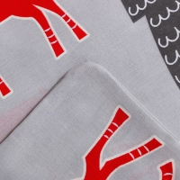 Комплект: пододеяльник и 2 наволочки Cozy winter 200х215 см, 50х70 см - 2 шт, 100% хлопок