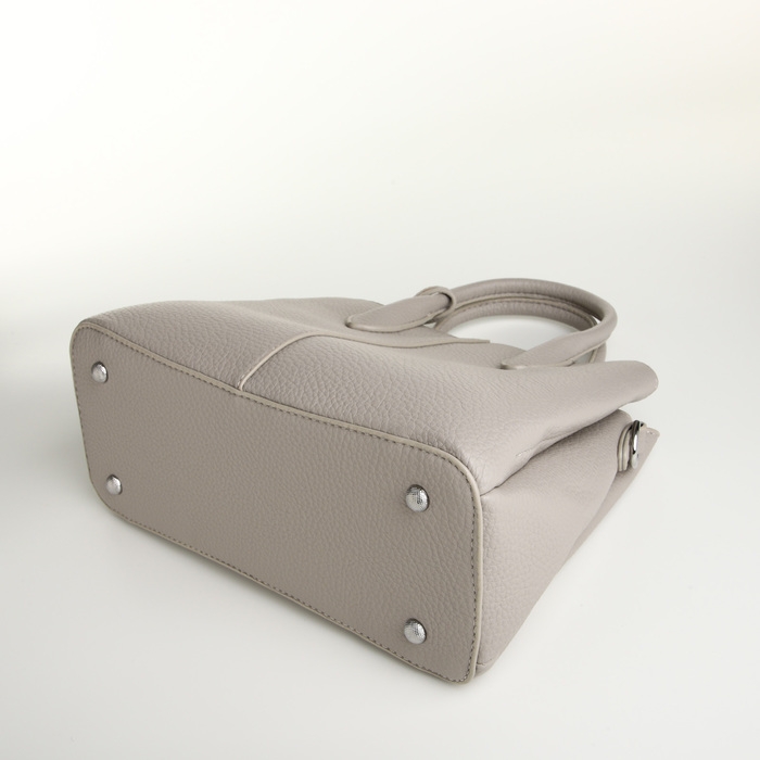 Сумка женская на молнии TEXTURA, средний размер, цвет серый