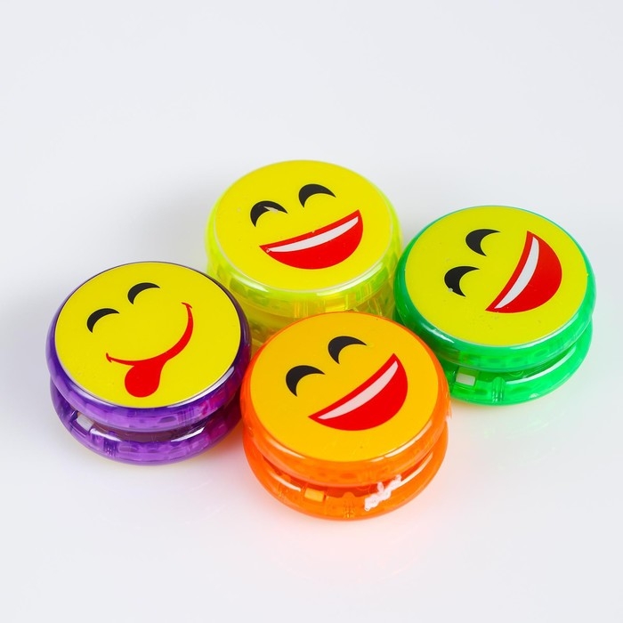 Йо-Йо «Смайл», световой, виды МИКС Йо-Йо «Смайл», световой, виды МИКС