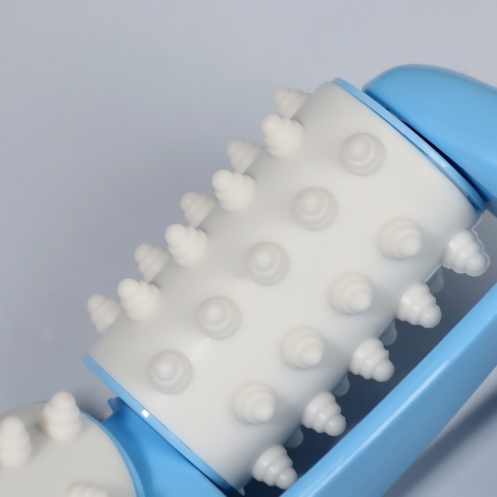 Массажёр &laquo;Роллер&raquo;, с шипами, универсальный, 14 &times; 10 &times; 5 см, цвет МИКС