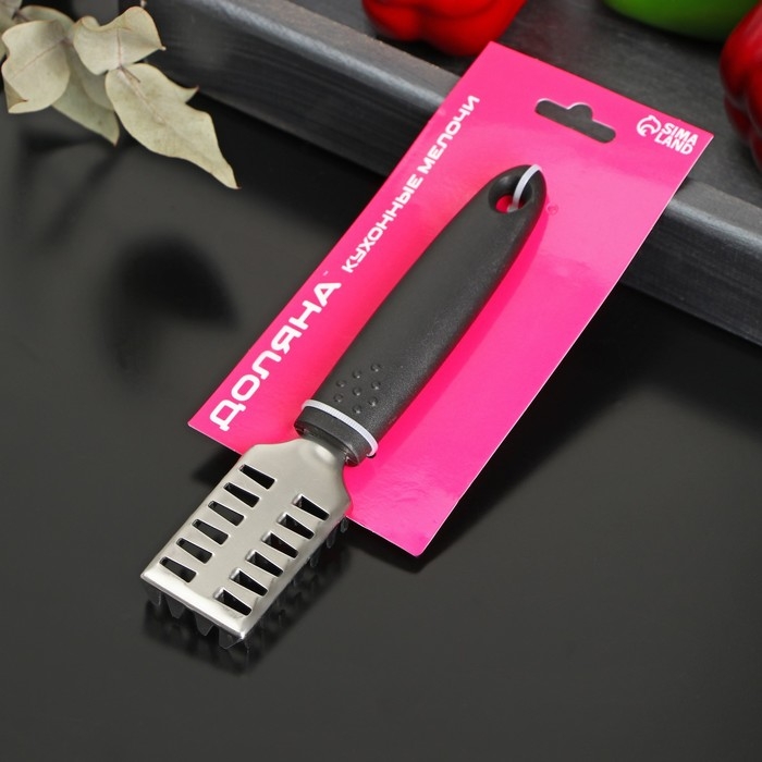 Рыбочистка Доляна &laquo;На века&raquo;, 18 см, цвет чёрный