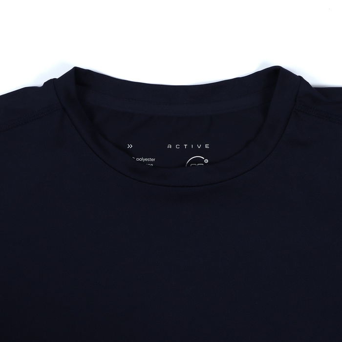 Рашгард мужской с дл. рукавом, базовый, размер XL (52), цвет синий