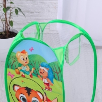 Корзина для хранения игрушек &laquo;Тигрёнок и друзья&raquo; 57х34х34 см