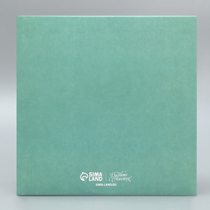 Коробка складная на 4 капкейка с окном &laquo;Новогодних чудес&raquo;, 16 х 16 х 10 см, Новый год