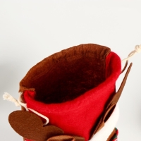 Новый год! Мешок для подарков &laquo;Олень с шарфиком&raquo;