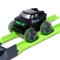 Автотрек &laquo;Крутой вираж&raquo;, с машинкой - перевертышем, работает от батареек