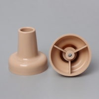 Карниз двухрядный, ширина 140 см, d=28 мм, пластиковые элементы, цвет дуб