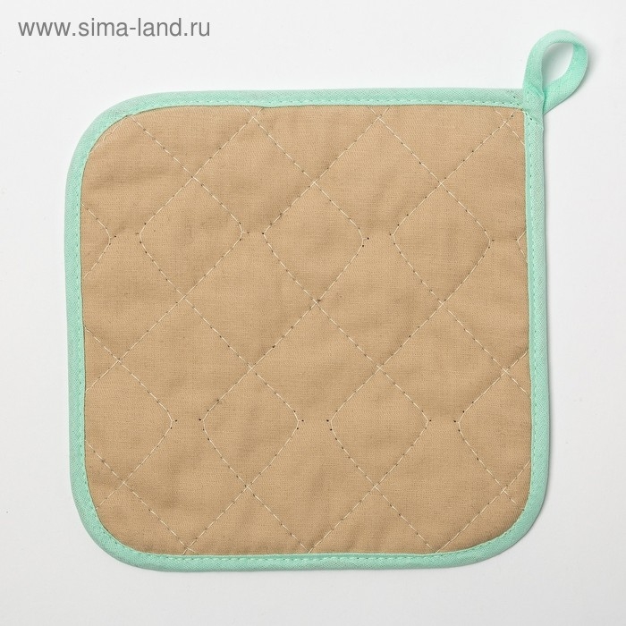 Прихватка Этель Tropical 19х19 см, 100% хлопок, саржа, ватин 250 г/м2