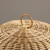 Хлебница круглая с крышкой, D=32 см