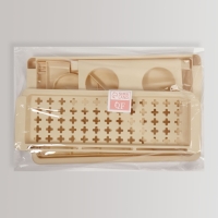 Органайзер для хранения, 2 секции, 39 &times; 24,5 &times; 30,5 см, цвет бежевый