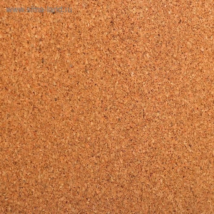 Доска пробковая 90х120 см, Calligrata, в ПВХ рамке белого цвета