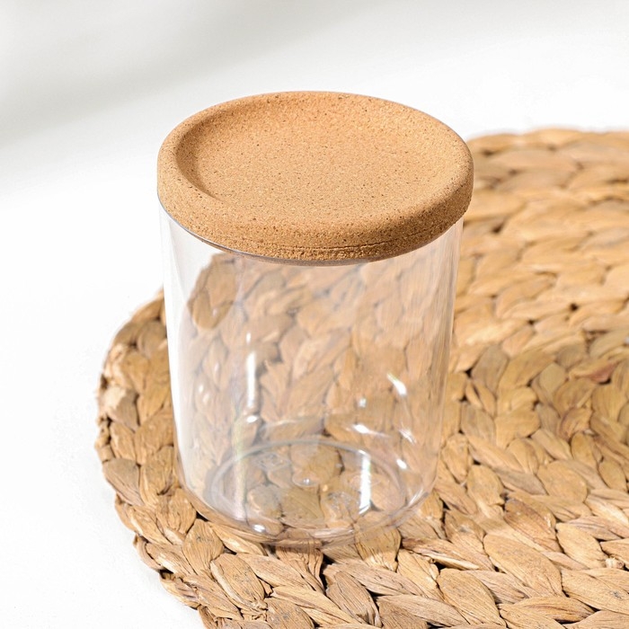 Баночка Korely 300 мл, d=8 см, h=10,2 см, цвет прозрачный