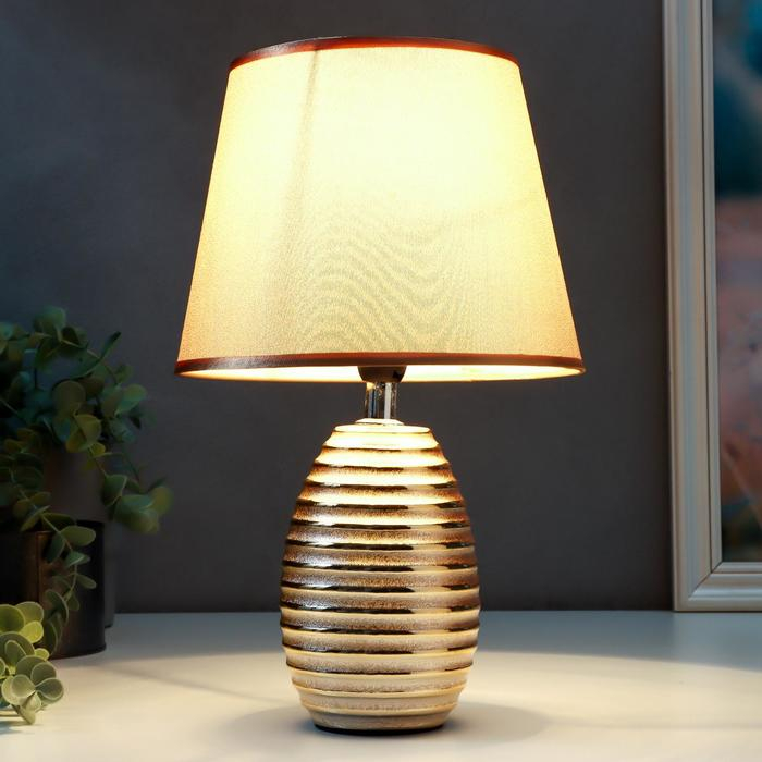 Лампа настольная 16609/1GD E14 40Вт золото 22.5х22.5х33 см RISALUX