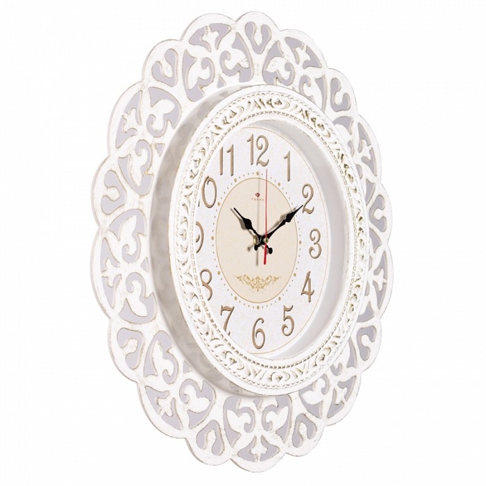 Часы настенные, интерьерные Часы настенные, интерьерные "Кружева", бесшумные, d-47 см