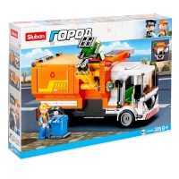 Конструктор Город &laquo;Мусоровоз с боковой загрузкой&raquo;, 326 деталей