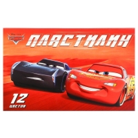 Пластилин 12 цветов 180 г &laquo;Чемпион&raquo;, Тачки