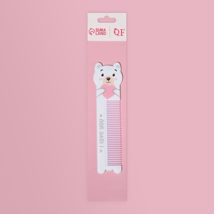 Расчёска фигурная «Мишутка», 14,7 × 3,8 см Расчёска фигурная «Мишутка», 14,7 × 3,8 см